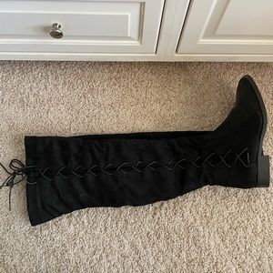 Bella Mae suede over the knee bootie